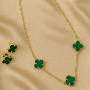 CONJUNTO TREVO VIRGÍNIA VERDE