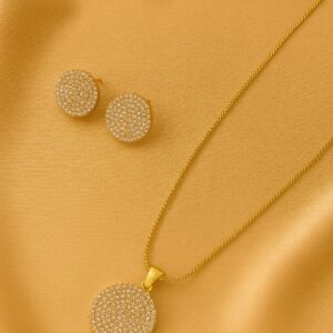 CONJUNTO CRAVEJADO DE ZIRCÔNIAS