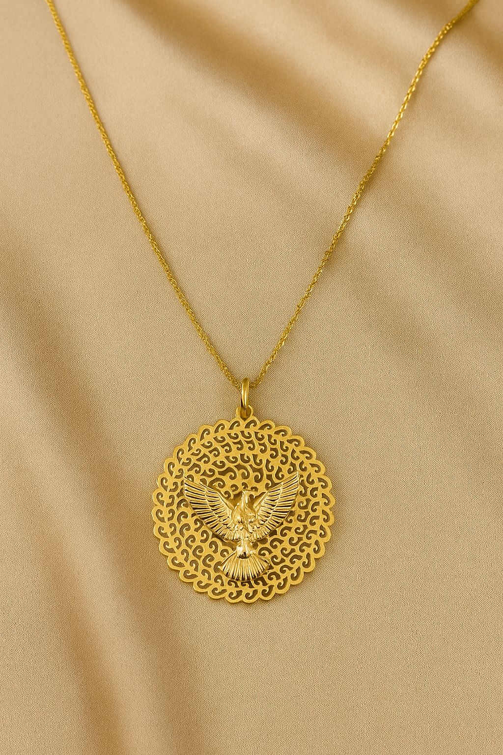 COLAR MEDALHA DO ESPÍRITO SANTO