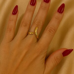 ANEL AJUSTÁVEL ESTILO 18K