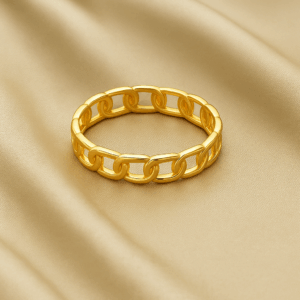 BRACELETE DE CORRENTE MINIMALISTA - BANHO EM 18K