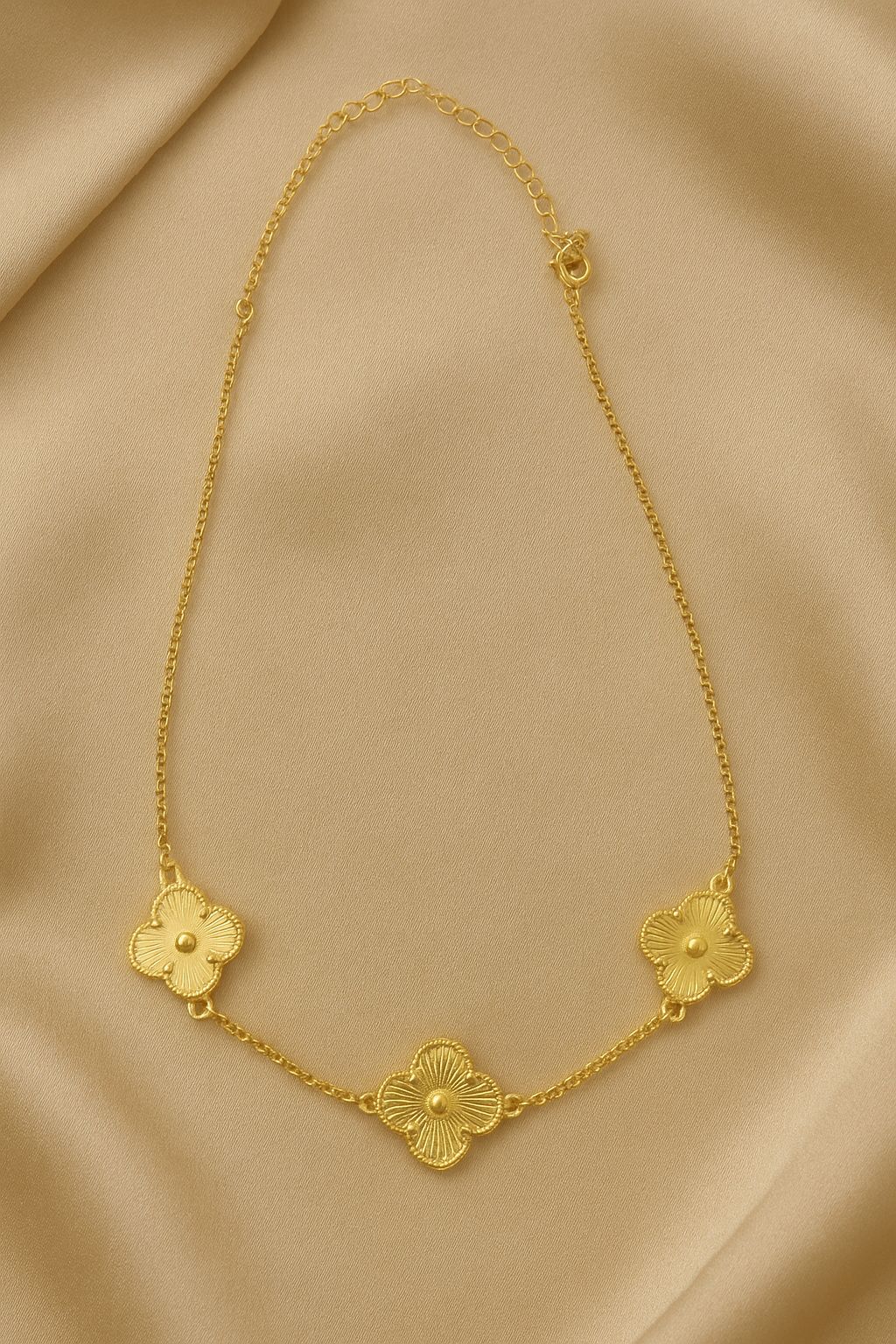 CHOKER DE FLORES DOURADAS - Imagem 2