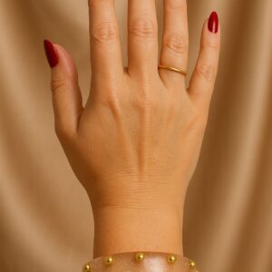 BRACELETE EM RESINA COM GLITER