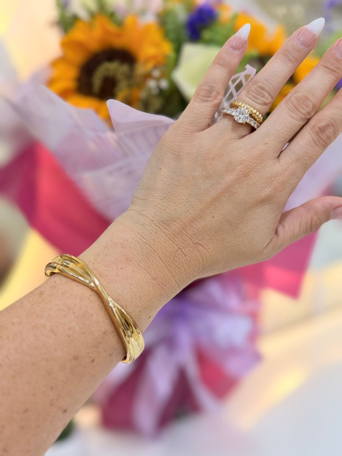 BRACELETE MARAVILHA BANHADO A OURO 18K