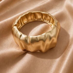 BRACELETE ROBUSTO BANHADO A OURO 18K