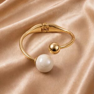 BRACELETE DE ESFERA OFF WHITE