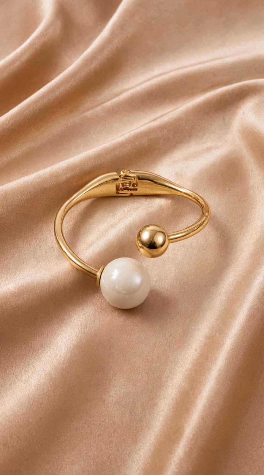 BRACELETE DE ESFERA OFF WHITE