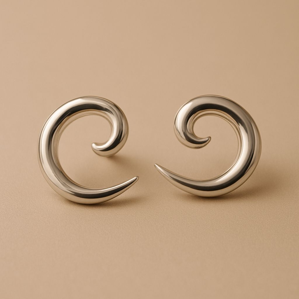 BRINCO ESPIRAL PRATA - Imagem 2