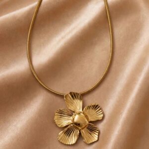 COLAR FLORAL GOLD