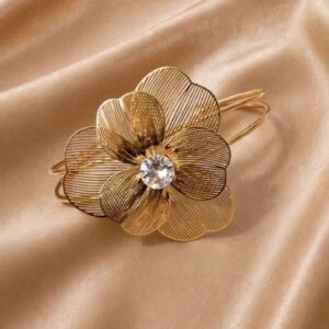 BRACELETE FLOR DOURADA