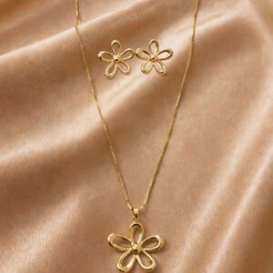 CONJUNTO FLOR DOURADA