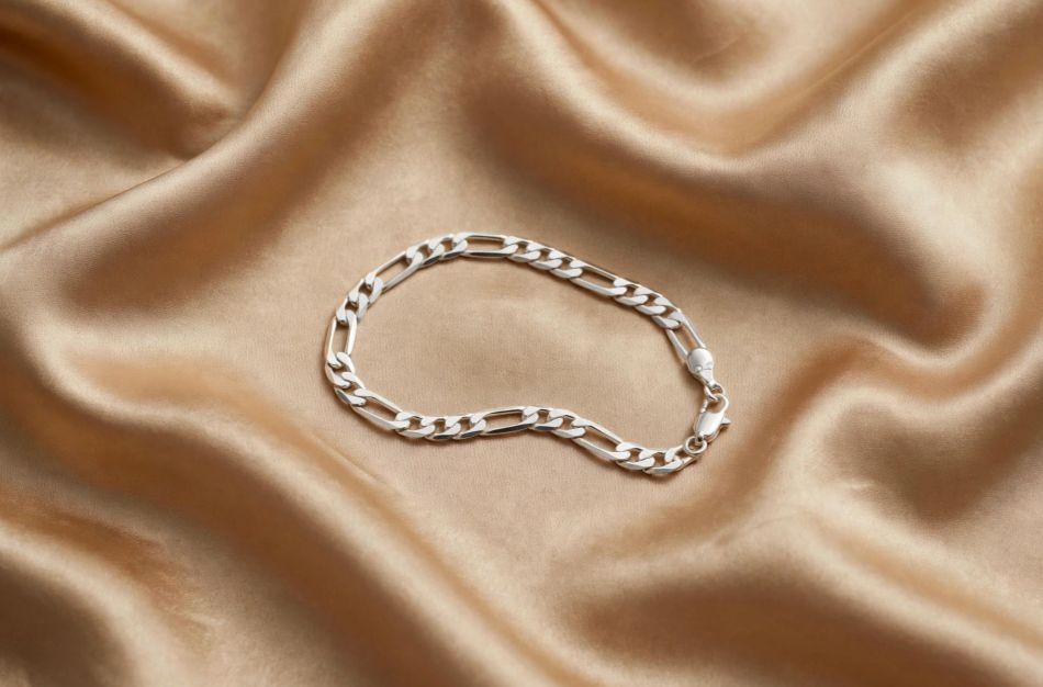 PULSEIRA MASCULINA ELO 3X1 PRATA