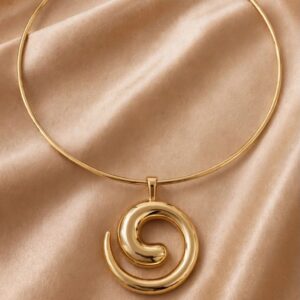 ARCO ESPIRAL DOURADO