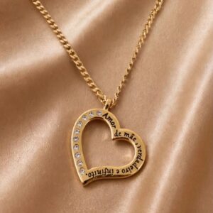 COLAR CORAÇÃO AMOR DE MÃE