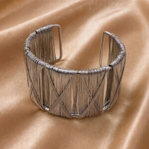 BRACELETE FIOS PRATA