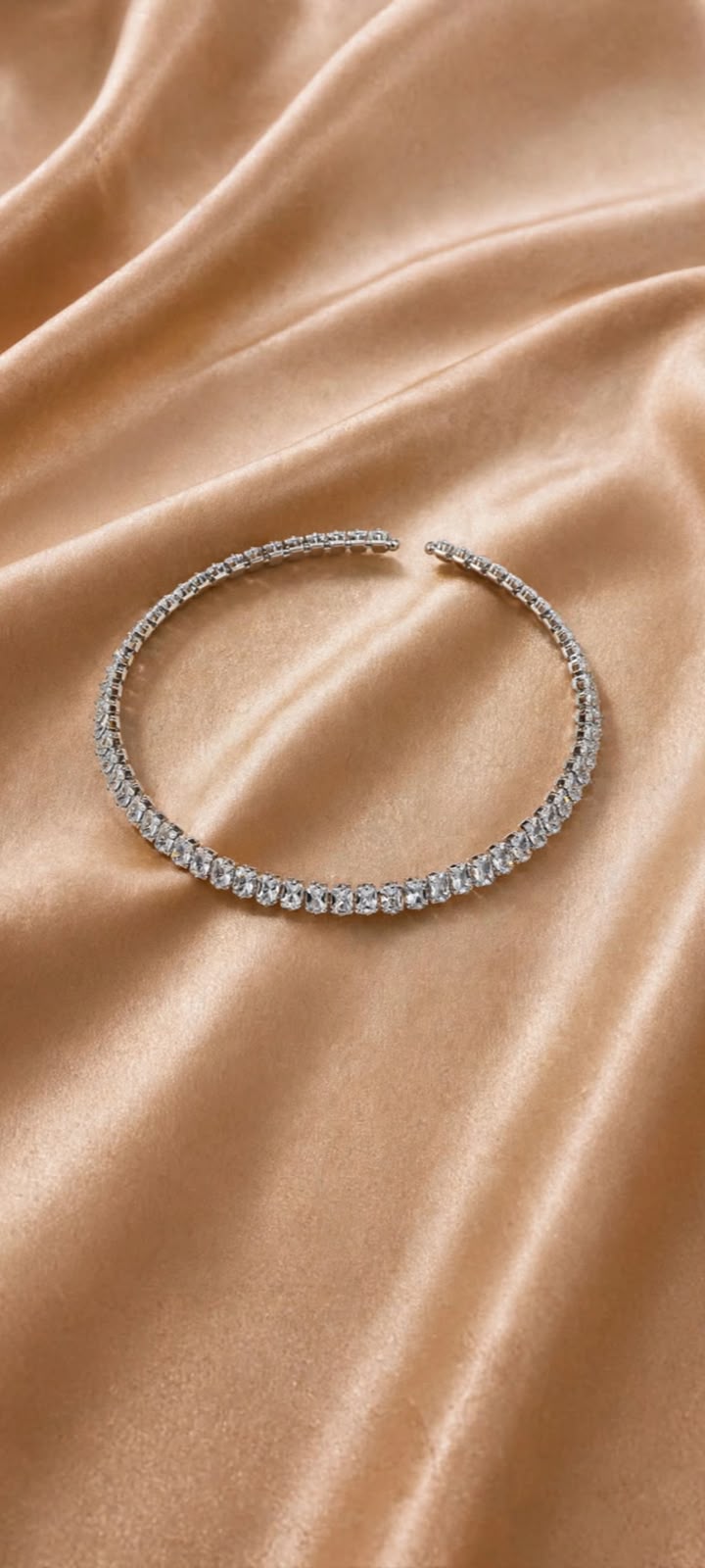 CHOKER RIVIERA QUADRADA PRATA
