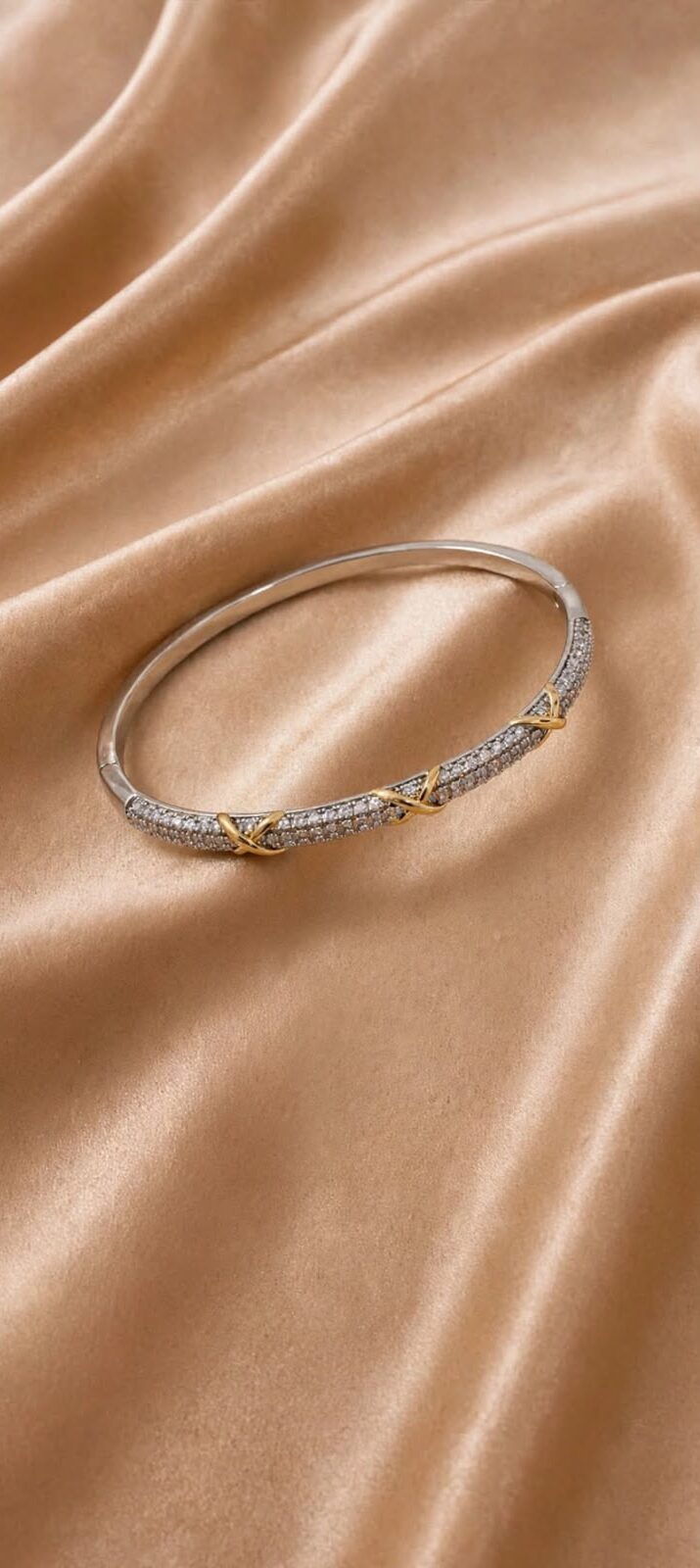 BRACELETE X PRATA