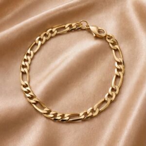 PULSEIRA MASCULINA FIGARO DOURADA