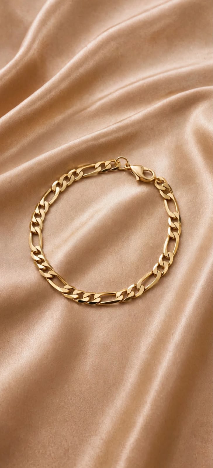 PULSEIRA MASCULINA FIGARO DOURADA
