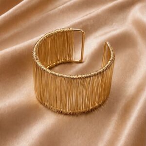 BRACELETE FIOS DE OURO