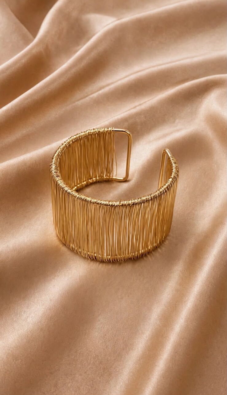 BRACELETE FIOS DE OURO