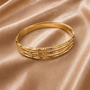 BRACELETE BAMBU DOURADO