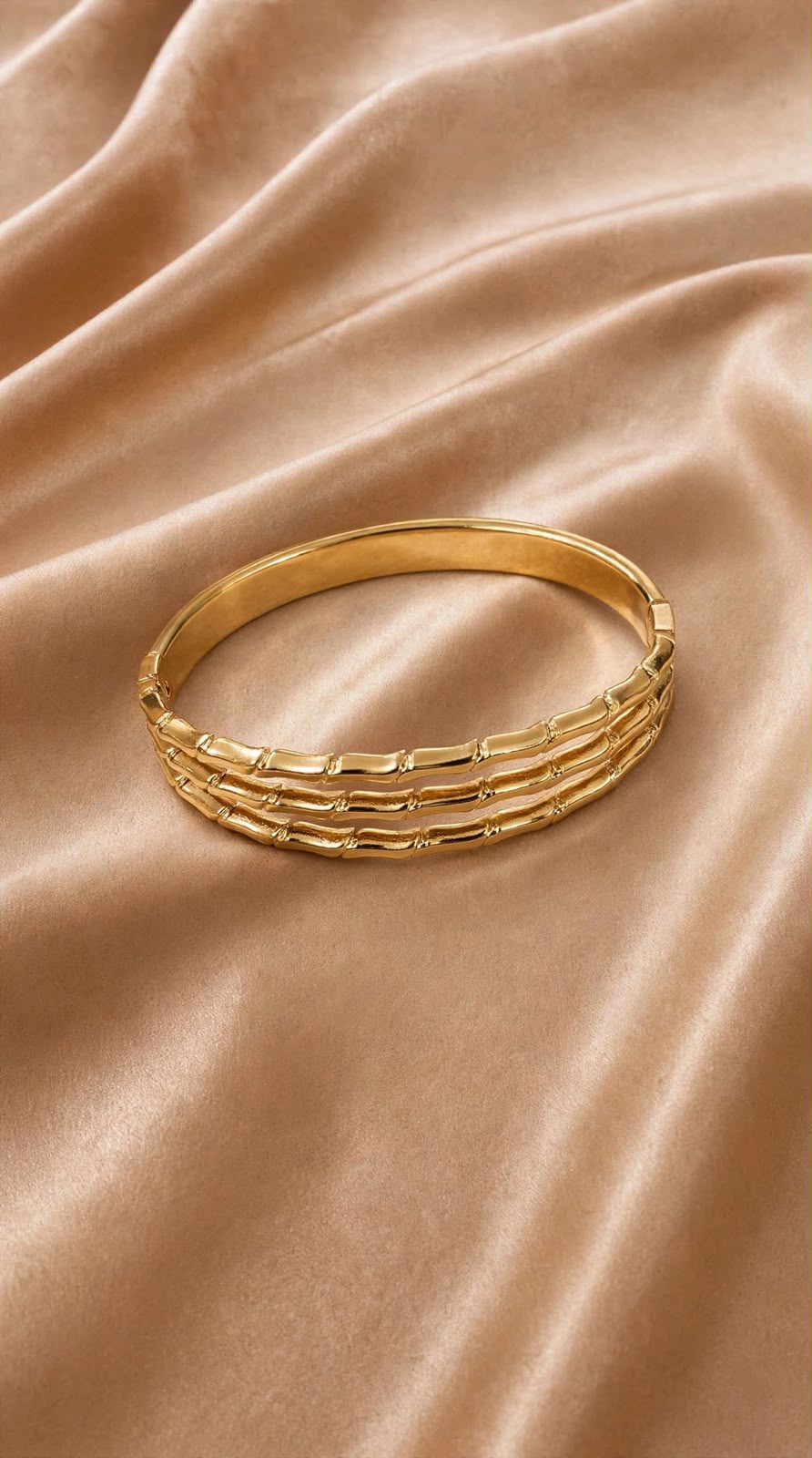 BRACELETE BAMBU DOURADO