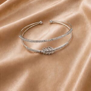 BRACELETE DUPLO MINI RAMO PRATA