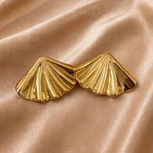 BRINCO LEQUE DOURADO